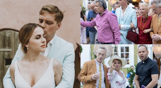 Foto: Pirmais ieskats Andreja Ēķa jaunajā seriālā 'Perfektās kāzas'