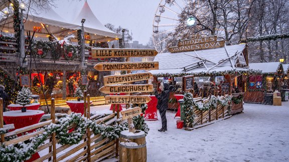 ziemassvētku tirdziņš, ziema, Norvēģija, Oslo, tirdziņš, sniegs, tirgotāji