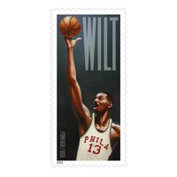 NBA rekordistu Viltu Čemberlenu iemūžina uz pastmarkas