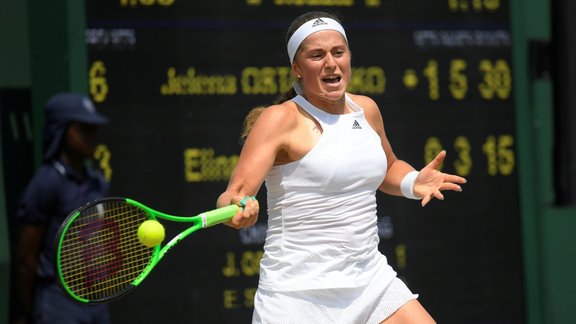 Teniss, Vimbldonas čempionāts: Jeļena Ostapenko - Jeļina Svitoļina - 9