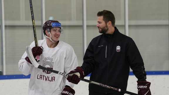 Hokejs, Latvijas izlases treniņš 2022. gada novembrī