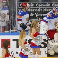 Krievijas hokeja izlasei 'mājas' pasaules čempionātā uzdod izcīnīt zeltu