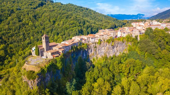 Castellfollit De La Roca, Katalonija, Spānija