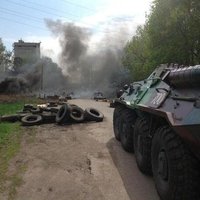 Украинская армия возобновила артобстрел Славянска