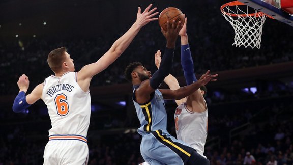 Basketbols, NBA spēle: Knicks - Grizzlies