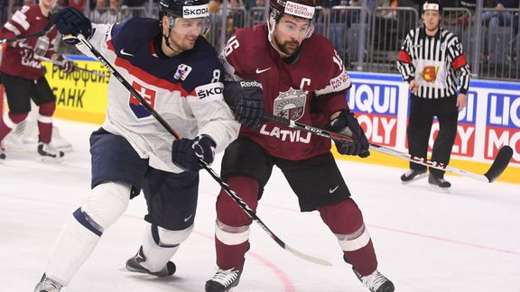 Hokejs, pasaules čempionāts: Latvija - Slovākija