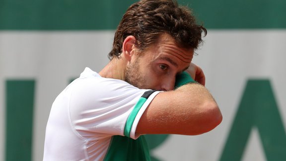 Teniss, French Open: Ernests Gulbis - Marins Čiličs