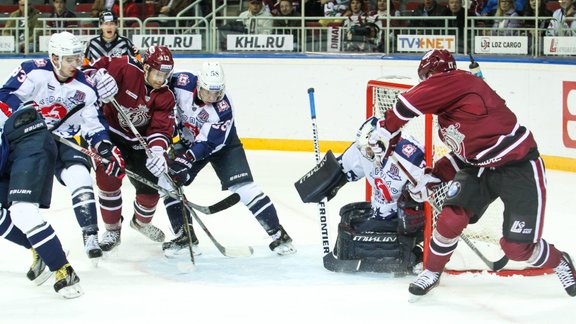 Hokejs, KHL spēle: Rīgas Dinamo - Ņižņijnovgorodas Torpedo