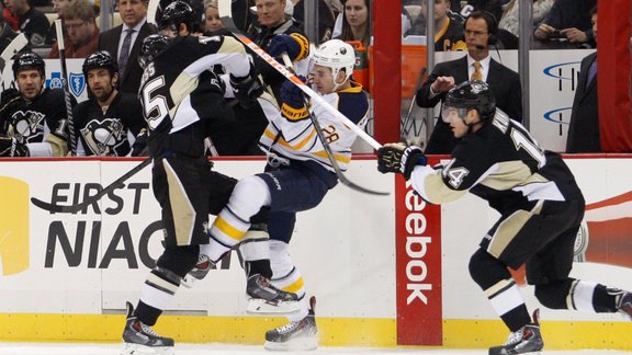 NHL spēle: Bufalo Sabres - Pitsburgas Penguins - 1