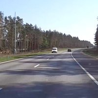 Video: Pārsteigums uz Siguldas šosejas – autovadītājs, kurš sajaucis virzienus