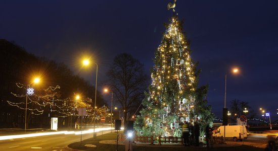 Foto: Iededz Rīgas Ziemassvētku egli