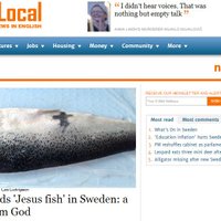 В Швеции поймали лосося-Иисуса с посланием от бога