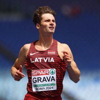 Grava izcīna 13. vietu Eiropas čempionātā 200 metru sprintā