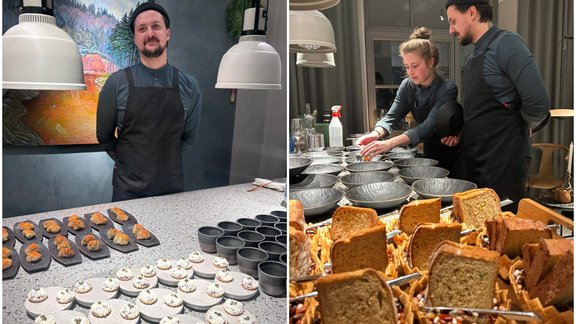 Ķērpji, kūpināts piens un baraviku saldējums – ar ko pārsteidz "Pavāru mājas" ēdienkarte