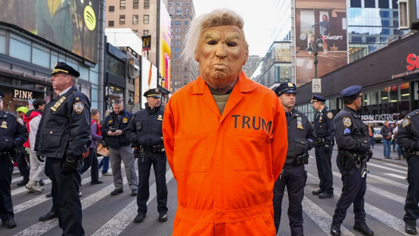 ASV notiek "Nē karaļiem!" protesta akcijas pret Donaldu Trampu