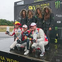 'World RX' Francijā: Latvijas pilotiem pjedestāls RX2, fināls 'Super 1600' un pusfināls 'Supercar' klasē