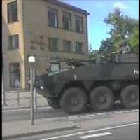Video: Bauskā iebrauc liela Polijas armijas kolonna