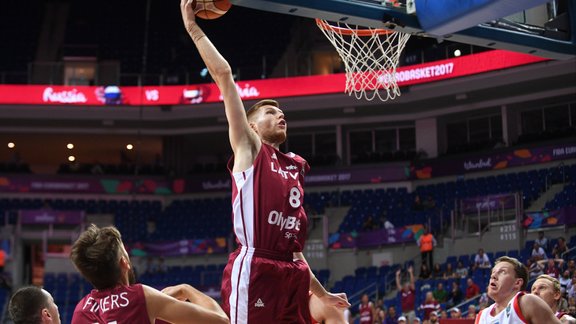 Basketbols, Eurobasket 2017: Latvija - Krievija - 59