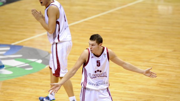 EČ basketbolā: Latvija - Vācija - 43