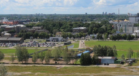 Foto: Uzsākta 'New Hanza City' kvartāla būvniecība