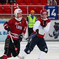 Латвийские хоккеисты достойно бились с норвежцами на чемпионате мира