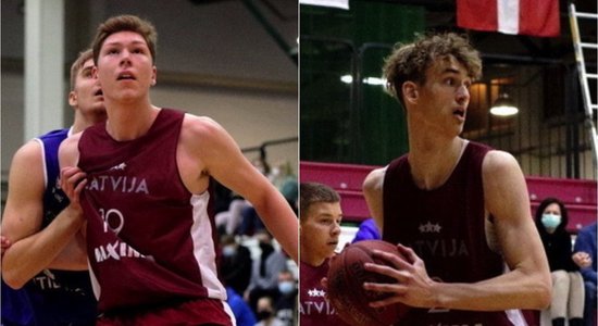 Latvijas U-18 basketbolisti nonākuši leģendāru spēlētāju komandās jauniešu Eirolīgā