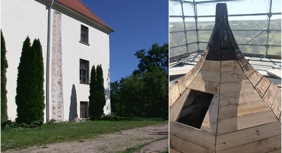 Jaunpils pils remontdarbu laikā atklāts 17. gadsimta rustojums