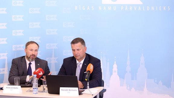 SIA "Rīgas namu pārvaldnieks" preses konference