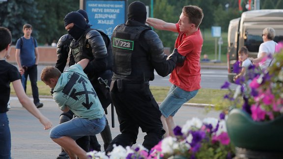 Demonstrācijas Baltkrievijā  - 9