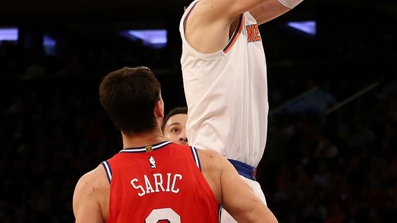 Basketbols, NBA spēle: Knicks - 76ers - 2