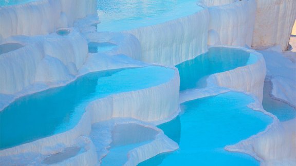 pamukkale, Turcija, termālie avoti