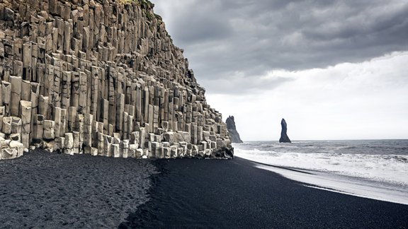 Reynisfjara, Islande, pludmale