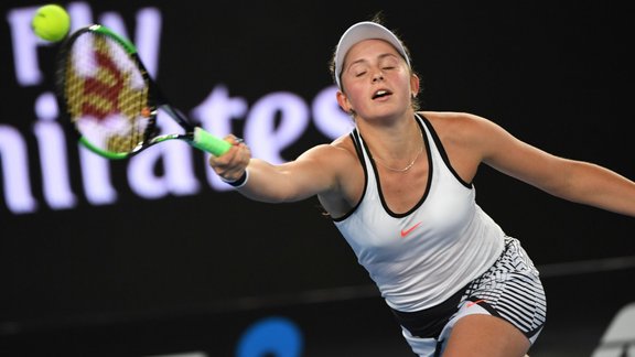 Tenis, Australian Open: Jeļena Ostapenko - Karlolīna Pliškova