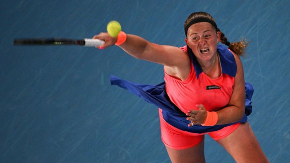 Teniss, Australian Open: Jeļena Ostapenko - Jeļena Ribakina - 2