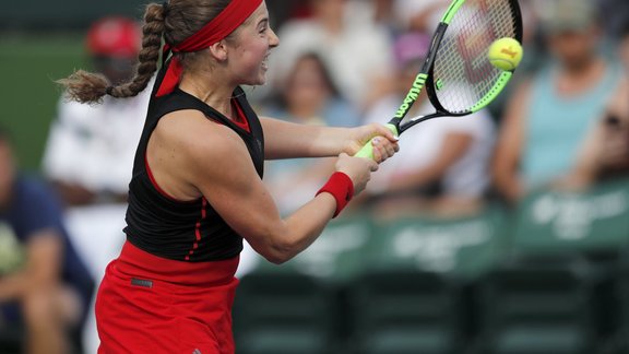 Ostapenko sasniedz prestižā Indianvelsas turnīra trešo kārtu - 1