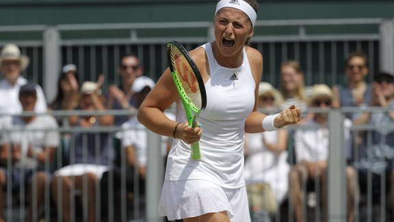 Teniss, Vimbldonas čempionāts: Jeļena Ostapenko - Jeļina Svitoļina - 14