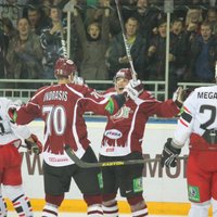 Rīgas 'Dinamo' ar septīto uzvaru pēc kārtas sasniedz jaunu rekordu