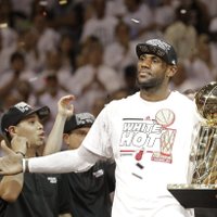 Maiami 'Heat' smagā cīņā izcīna otro NBA čempionu titulu pēc kārtas