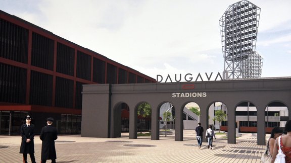 Paziņo Daugavas stadiona teritorijas metu konkusa rezultātus - 11