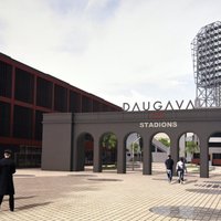 Foto: Vēl neizvēlas Daugavas stadiona pārbūves projektu