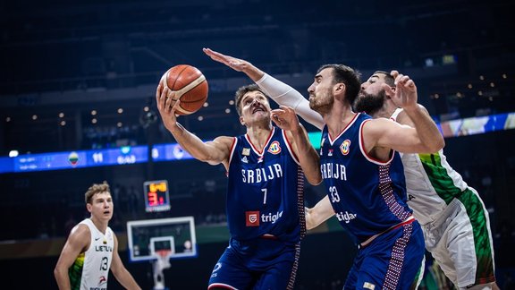 Basketbols, Pasaules kauss. Ceturtdaļfināls: LIetuva - Serbija - 13