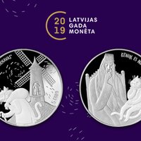 Izvēlēta skaistākā 2019. gada monēta Latvijā