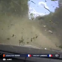 Video: Astoņkārtējais WRC čempions izlido no trases Īvandē