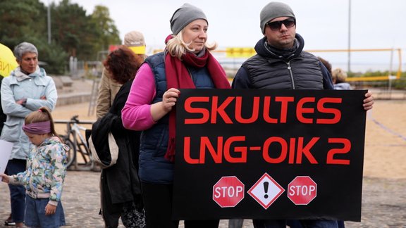 Protestēt pret Skultes LNG termināli