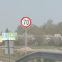 Uz Tallinas šosejas pie Ādažiem jauns ātruma ierobežojums