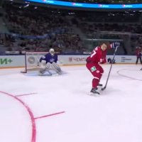 Video: KHL Zvaigžņu spēlē realizē fantastiski skaistu 'bullīti'