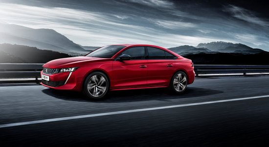 Jaunais 'Peugeot 508' kļuvis par piecdurvju hečbeku