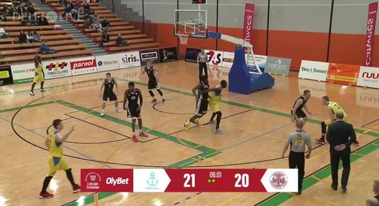 OlyBet basketbola līga: Parnu Sadam - Ventspils