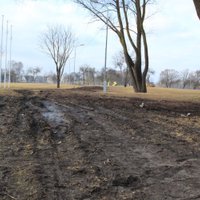 ФОТО: Парк на Луцавсале построили, а дороги забыли (+хорошие новости от Рижской думы)