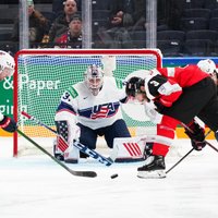 Austrijas hokejisti šokē amerikāņus; zaudē tikai pagarinājumā